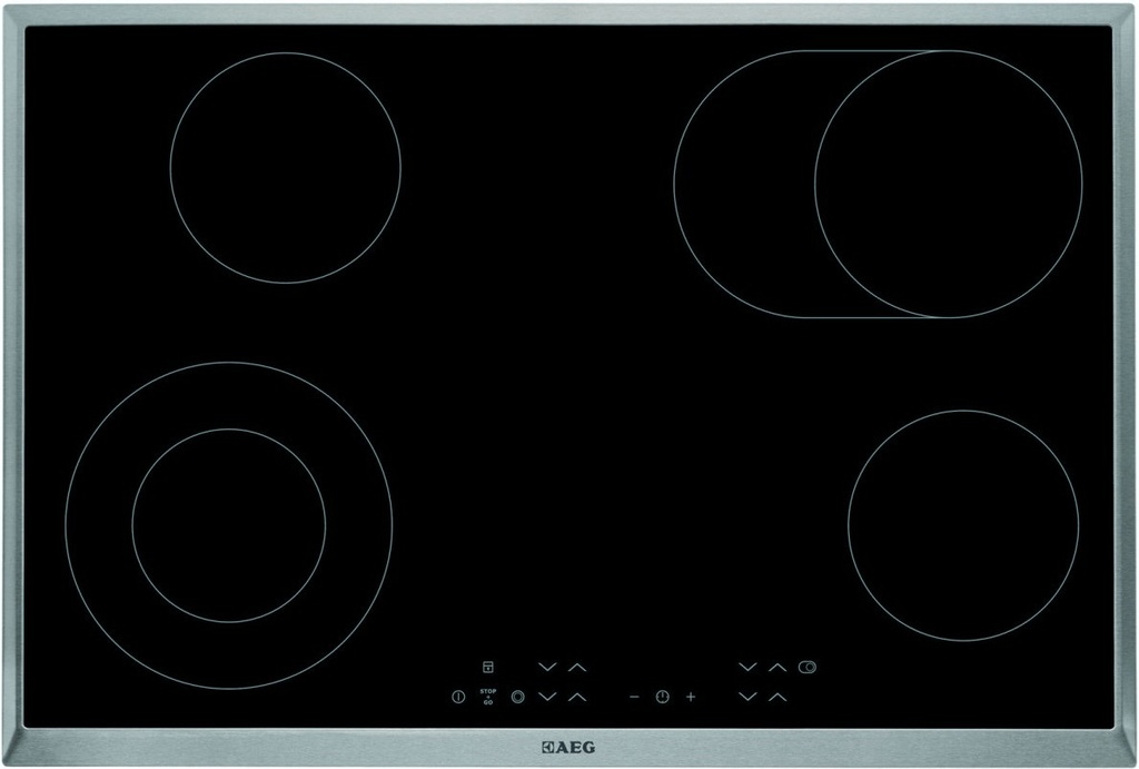 AEG HK834060XB Kookplaat vitrokeramisch Touch 77 x 52 cm