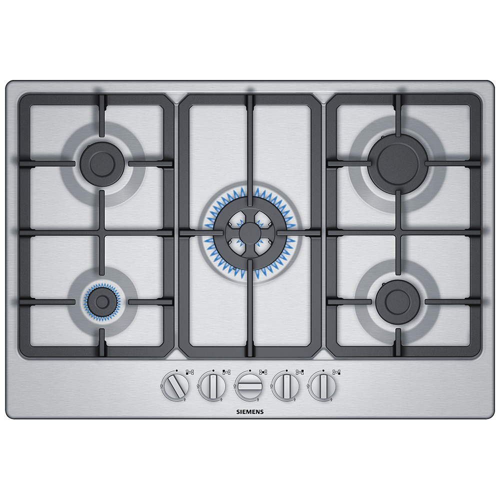 Siemens EG7B5QB90 75 cm inox iQ300 inbouw gaskookplaat