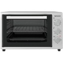 Wiggo WMO-E353(W) - Vrijstaande Oven - 35 liter - Wit