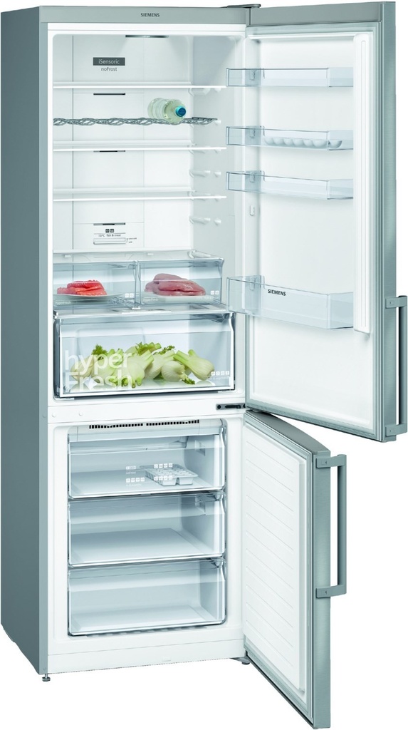 Siemens KG49NXIEP vrijstaande koel-vriescombi 203x70cm Inox