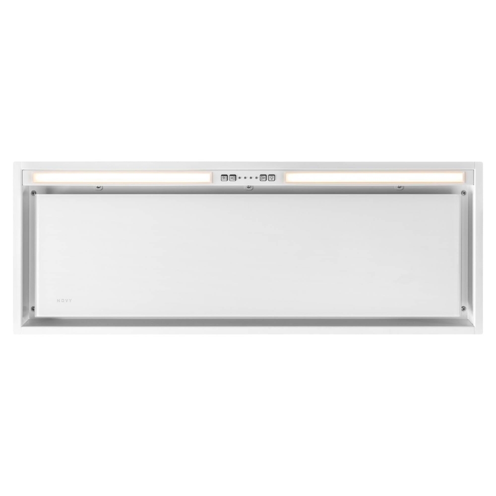 Novy Crystal 26080 90 cm inbouw groep Wit glas