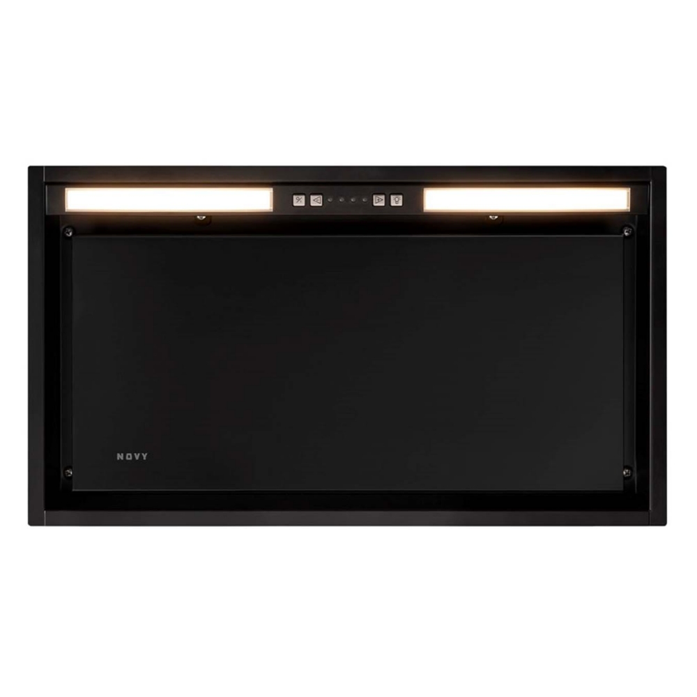 Novy Crystal 26052 60 cm inbouw groep Zwart glas