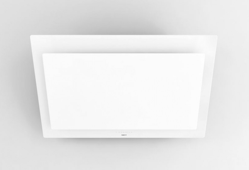 Novy 7839 Vision wanddampkap 90 cm wit / inox recirculatie