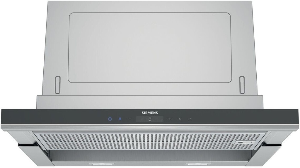 Siemens LI67SA671 A-klasse 60 cm zuinige dampkap Inox Zwart