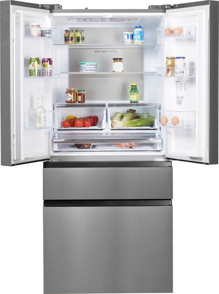 Hisense RF540N4SBI2 French Door koelvries Inox 80 cm breed