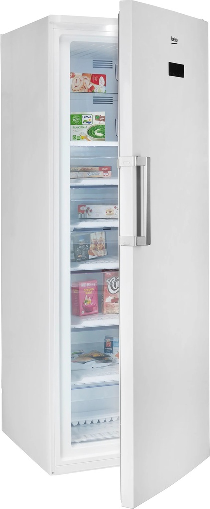Beko RFNE448E55W 191cm 404L Zeer Zuinige XXL diepvriezer Wit