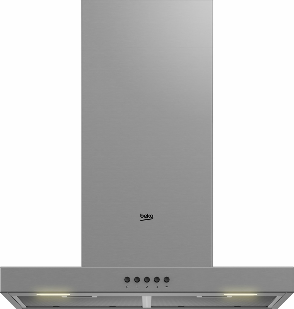 Beko BHCB61622BXH 60 cm Zuinige T-vorm Inox Dampkap