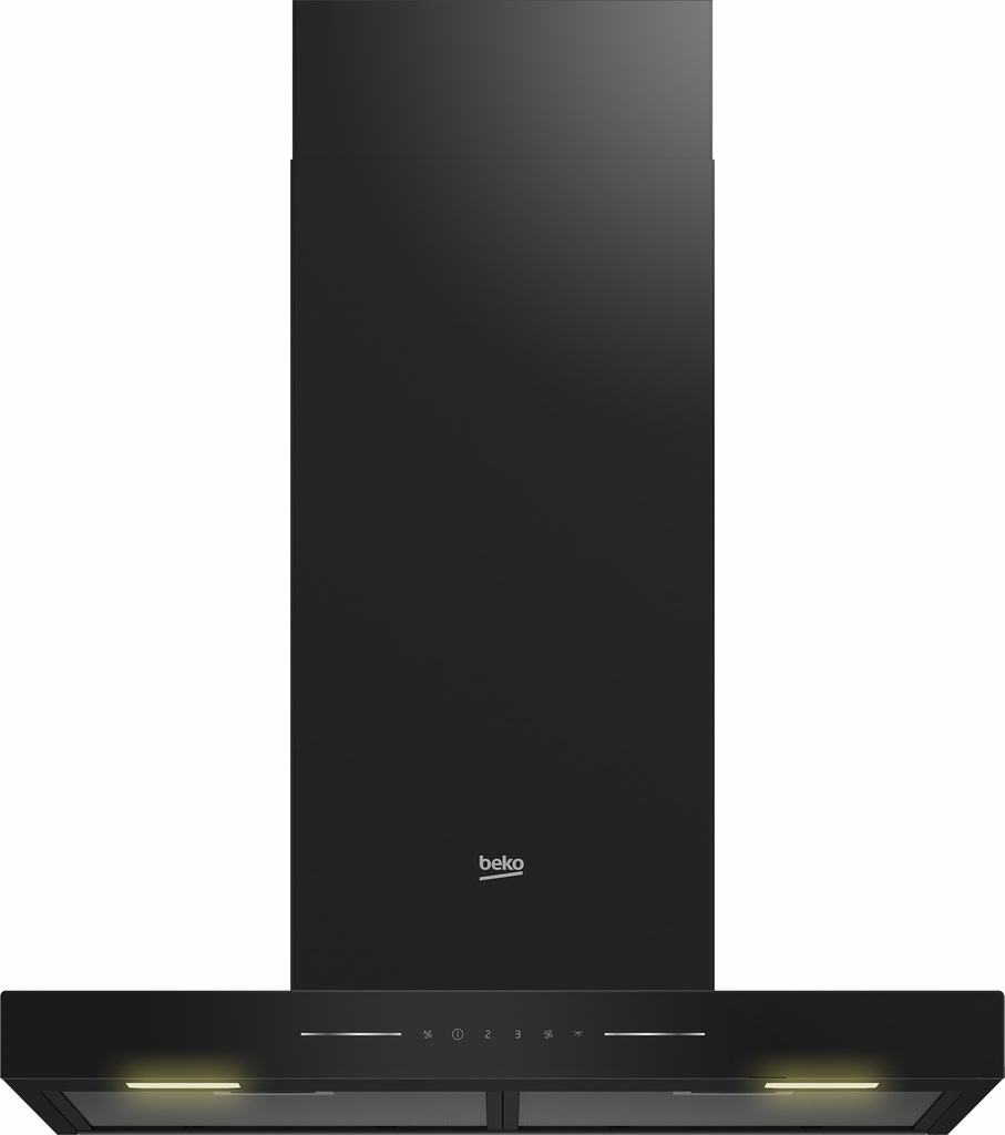 Beko BHCB66641BBBHS 60cm Zeer Zuinige T-vorm Zwarte Dampkap