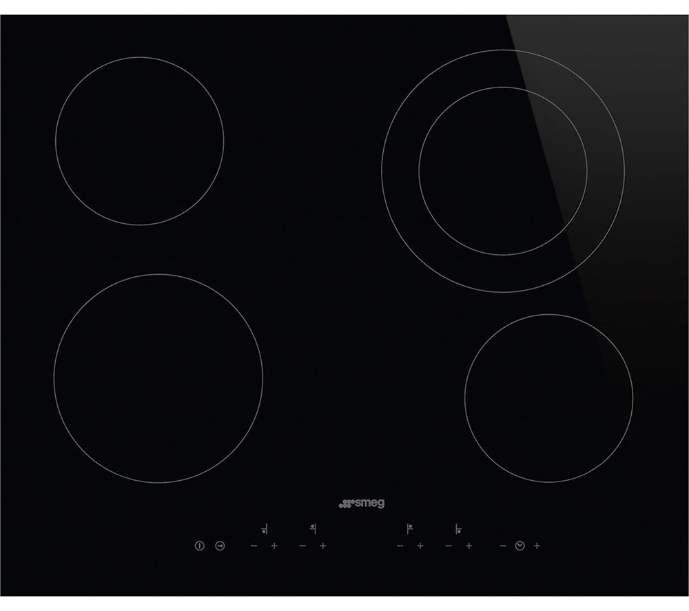 Smeg 60 cm vitrokeramische kookplaat 6400 W Touch bediening