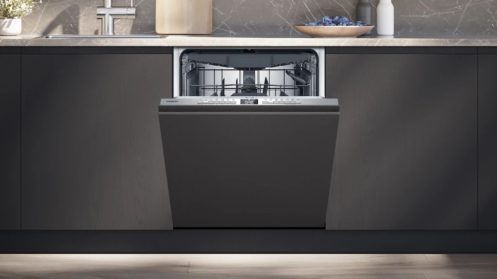 Siemens SX63EX22CE XL 86,5 cm A-klasse Inox kuip Besteklade