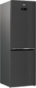 Beko RCNE366E70ZXBRN 186 cm 323 L Koelvries combinatie Zwart