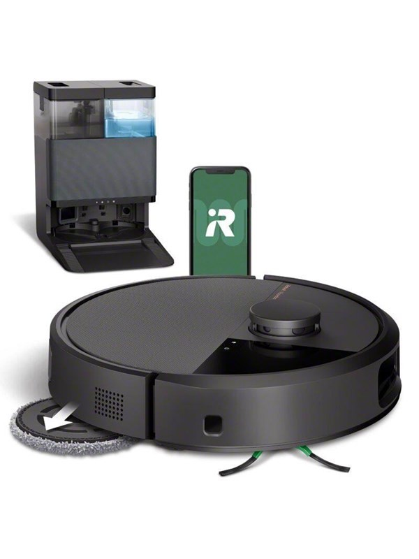 Irobot ROOMBA Plus 505 Combo stofzuigen dweilen Autowash Zwart