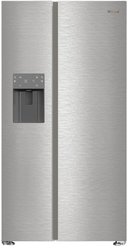 Whirlpool WHG26574WX5E NoFrost Side by Side - kraan nodig -