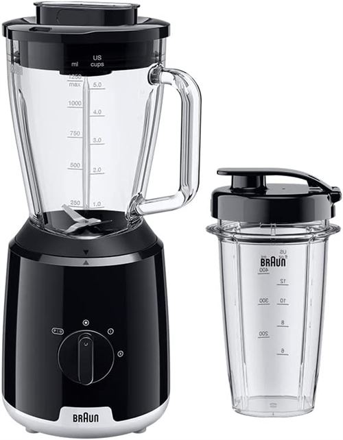 Braun JB1051BK 600 Watt 1,25 Liter blender