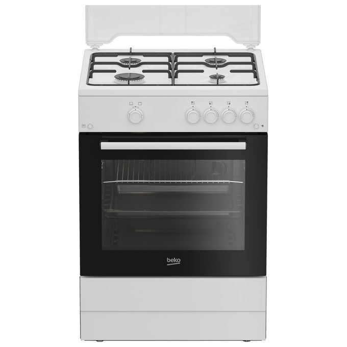 Beko FBG62010DW 60 cm Gasfornuis met Gasoven
