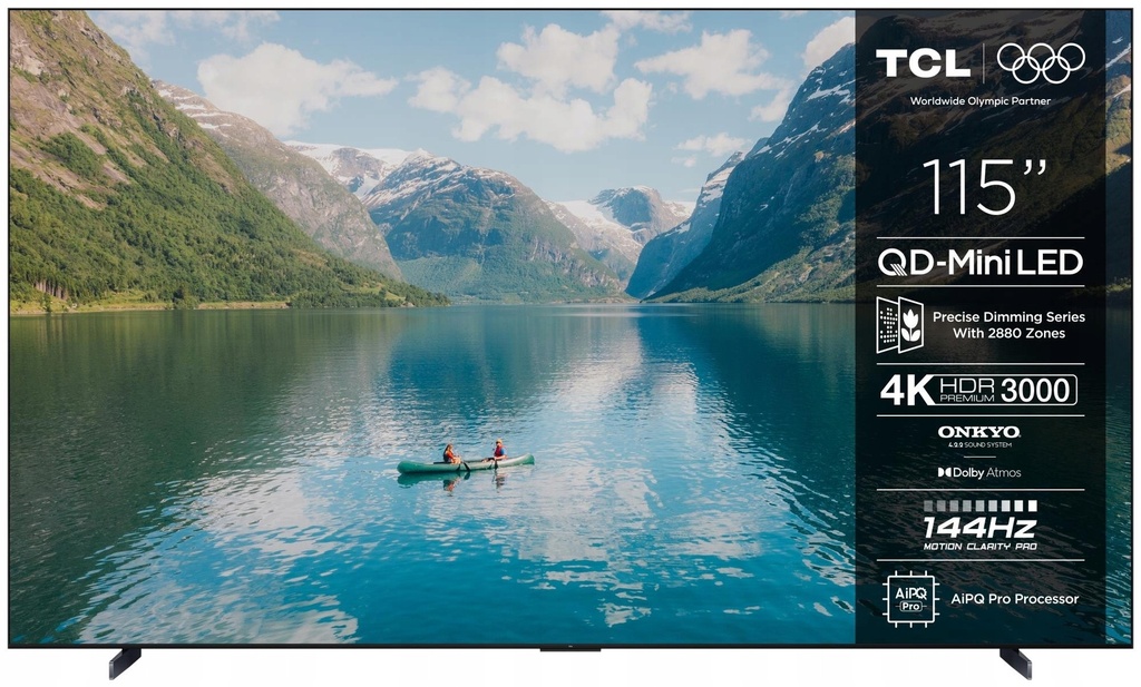 TCL 115C7K 115" 291 cm XXXL 4K UHD Smart QD Mini LED TV