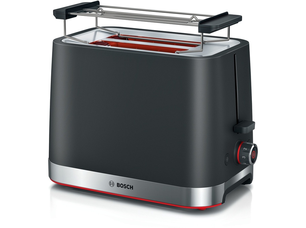 Bosch TAT4M223 dubbele compacte broodrooster Zwart
