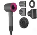 Aiwa Japan Look-a-like Dyson haardroger met 5 opzet stukken diverser kleuren 