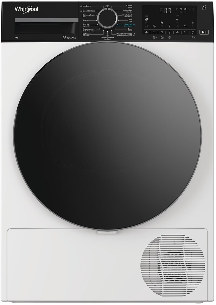 Whirpool CWD86MWBSBE Privilege 8 Kg Warmtepomp Droogkast