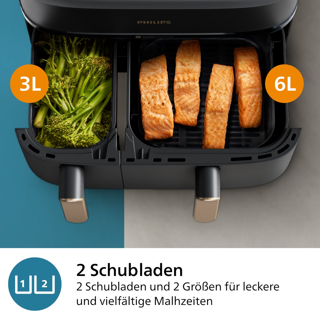 Philips NA352/00 Duo Airfryer 9 liter