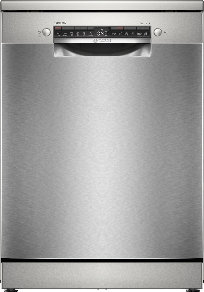 Bosch Exclusiv SMS4ELI06F Home Connect Geborsteld staal