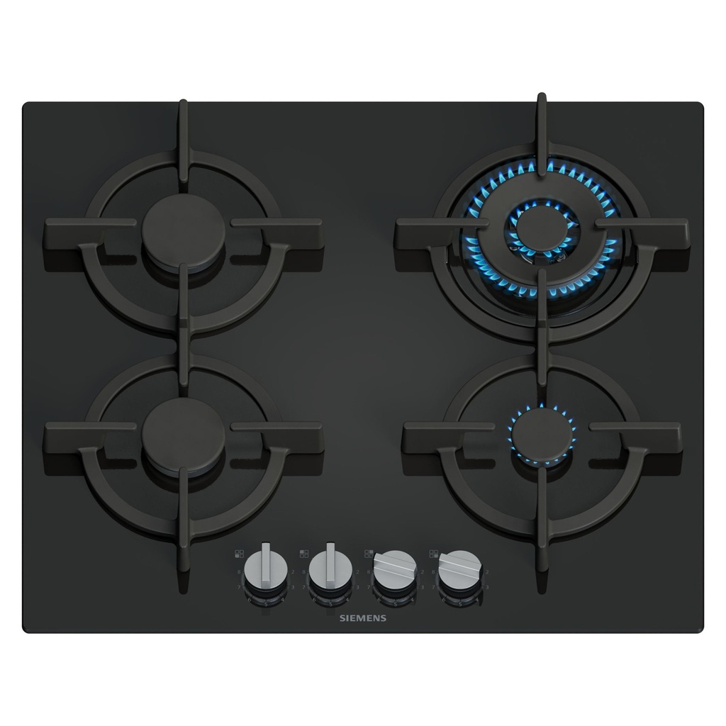 Siemens EP6A6HI10 60 cm iQ500 inbouw Gaskookplaat Zwart glas