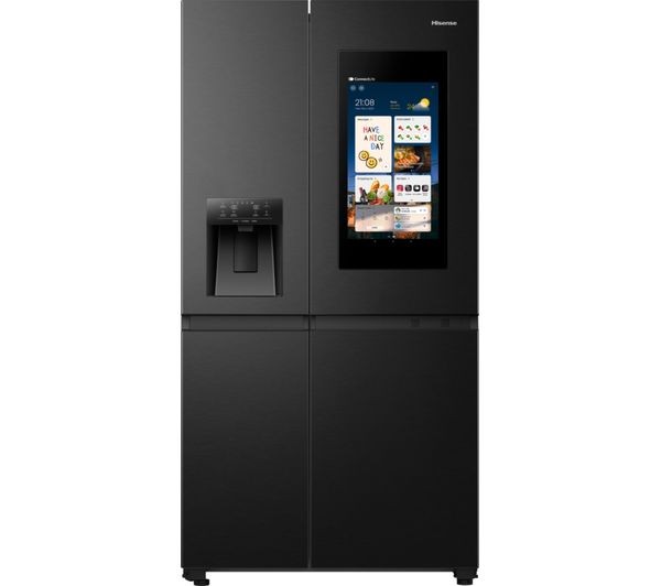 Hisense RS9P628GPFE Amerikaanse koelkast Zwart -kraan nodig-