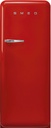 Smeg FAB28RRD6 Retro Koelkast met vriesvak Rood