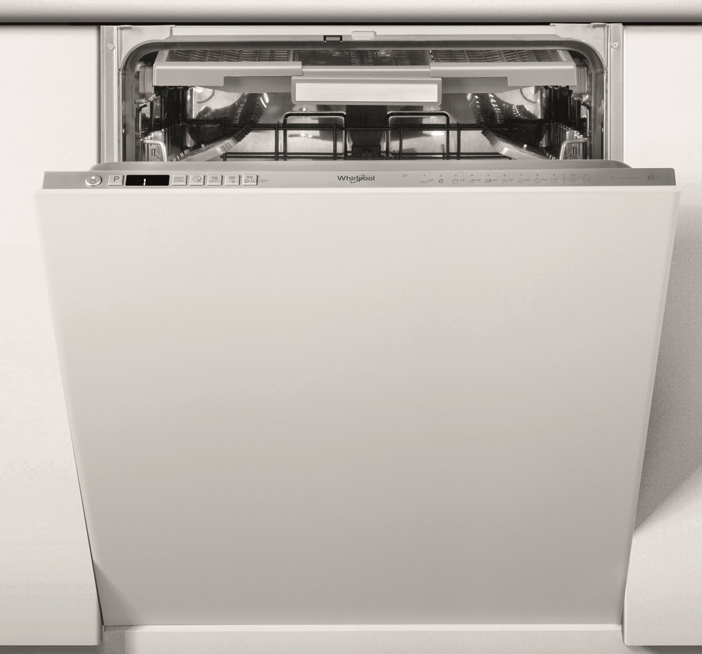 Whirpool WIO 3T133 PLE PowerClean 82 cm INOX kuip besteklade