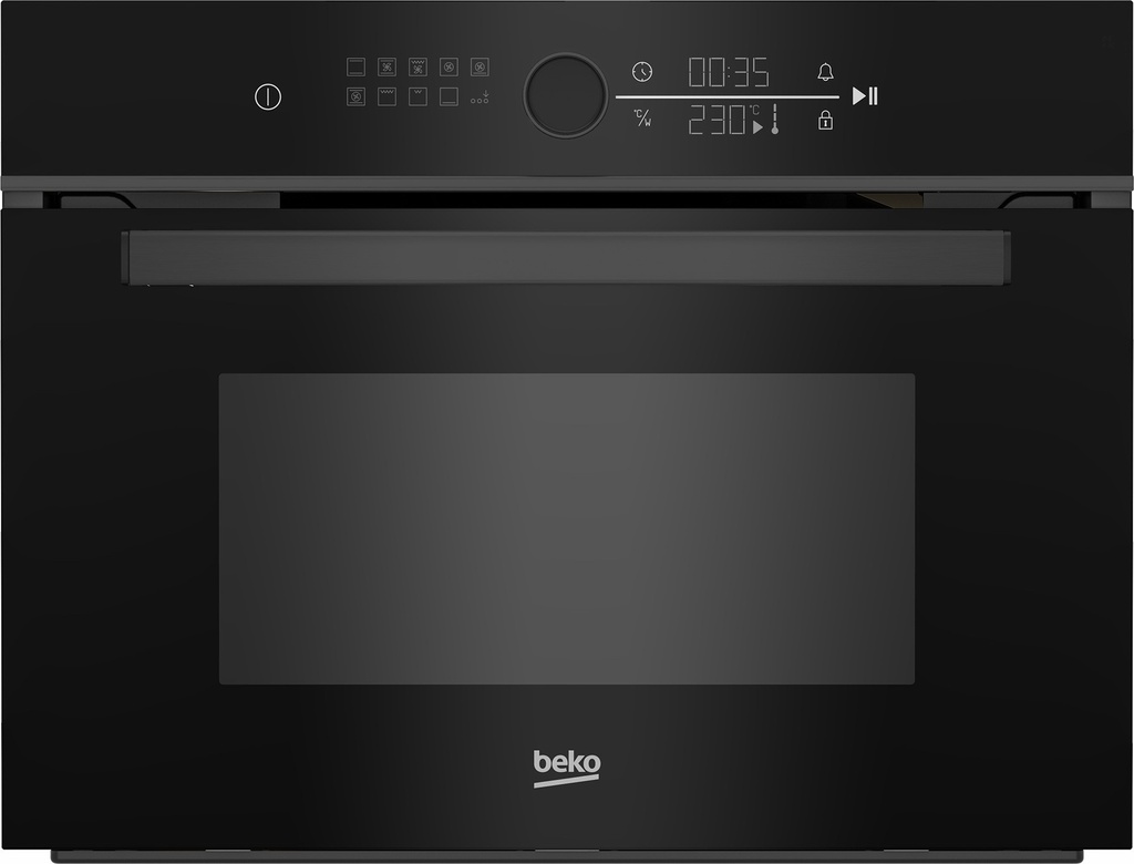 Beko BBCW13400DX Selective 45cm Combi magnetron oven zwart