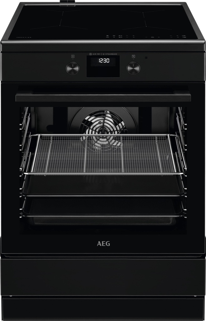 AEG CIB6640AAB 60cm Inductie fornuis met Electrische oven