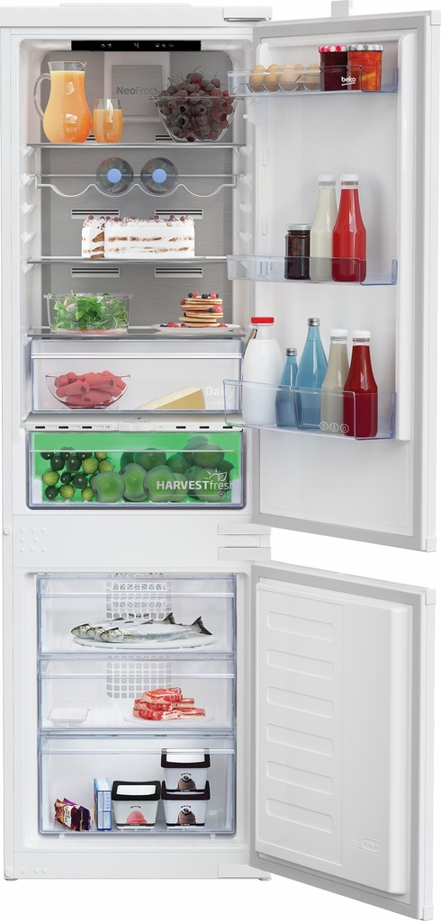 Beko BCNA275E5ZSN Selective 178cm Koel-vries combi sleepdeur