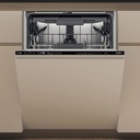 Whirpool WH7IPC15BM60 82 cm INOX kuip Besteklade Zwart
