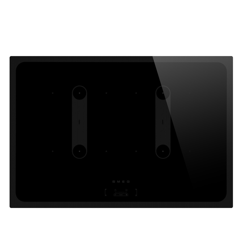 Smeg SI2B22741D 75cm - 56cm NIS - zwarte Inductie kookplaat