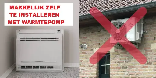[NOVA8000] Nova Air Polar 2.2kW Airco zonder buitenunit ruimtes 30 m²