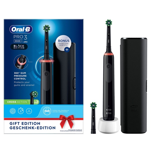 [PRO3500BLA] Braun Oral-B tandenborstel Pro 3500 zwart