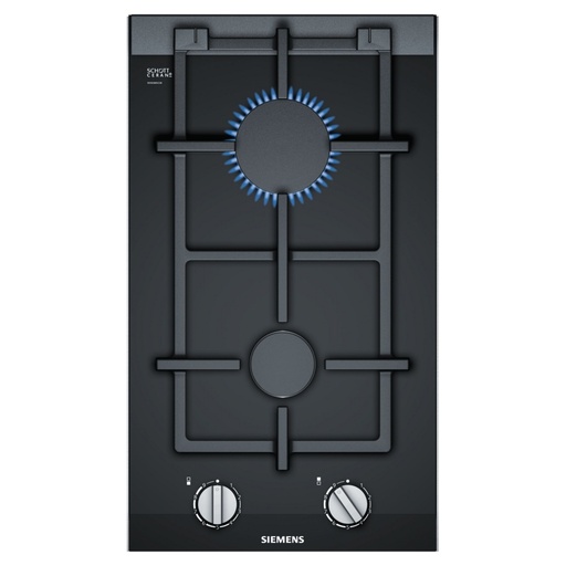 [ER3A6BB70] Siemens ER3A6BB70 domino 30cm gas kookplaat 2 branders zwart