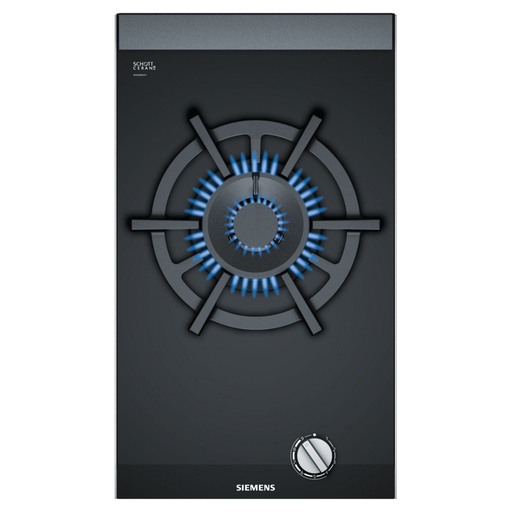 [ER3A6AB70] Siemens ER3A6AB70 domino 30cm gas kookplaat 1 brander zwart