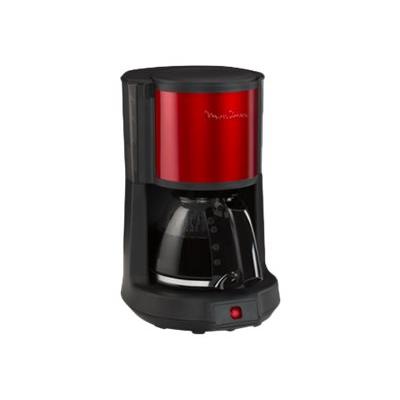 [FG370D11] Moulinex FG370D11 Subito 4 1.25 Liter koffiezet Zwart Rood