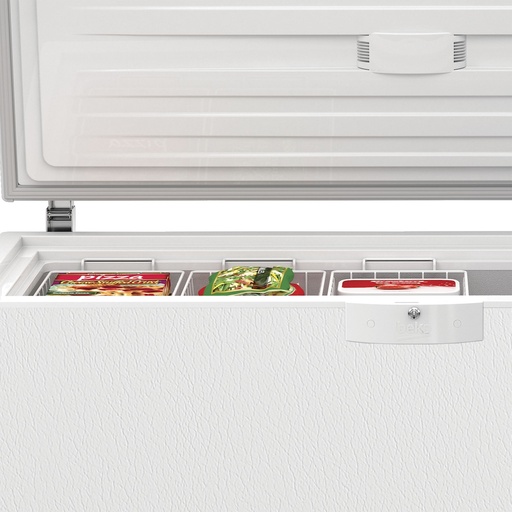 [HSM37540] Beko HSM37540 135cm breed 360 Liter E klasse kofferdiepvries