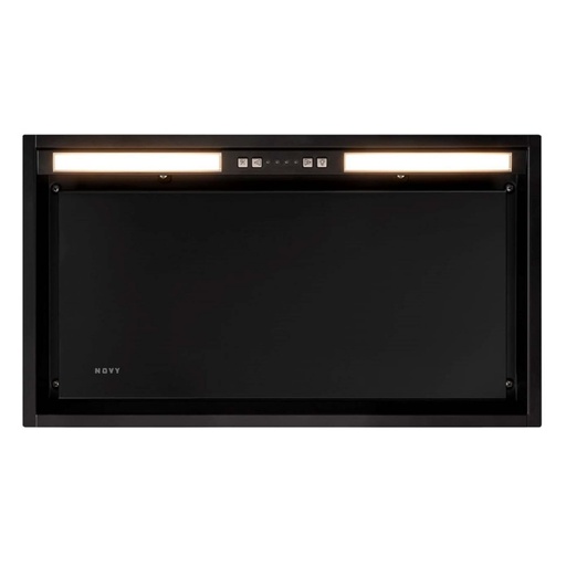 [26052] Novy Crystal 26052 60 cm inbouw groep Zwart glas