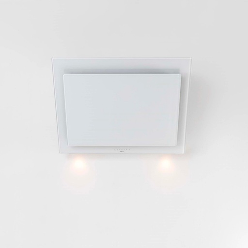 [7859] Novy 7859 Vision wanddampkap 75 cm wit / inox recirculatie