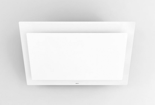 [7839] Novy 7839 Vision wanddampkap 90 cm wit / inox recirculatie
