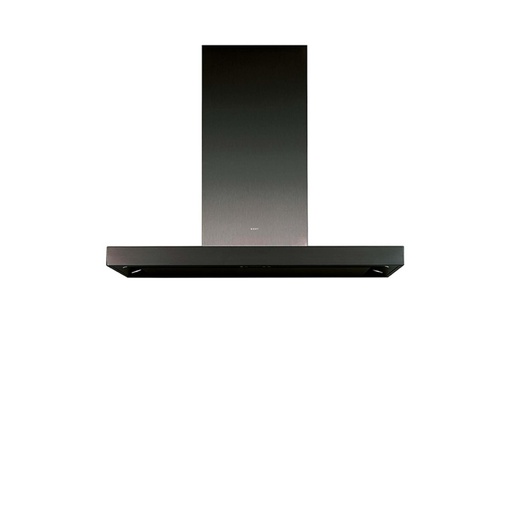 [D7602] Novy 7602 FLATLINE 90cm zwart met spots wanddampkap
