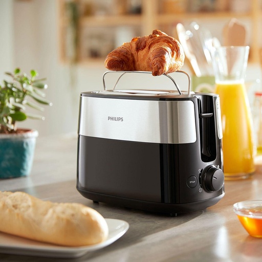 [HD2516/90] Philips HD2516/90 Compacte broodrooster met 8 standen
