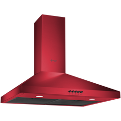 [BWE-E543R(RB)] Winkelmodel Wiggo WE-E543R(RB) Wandschouw afzuigkap 50 cm Rood