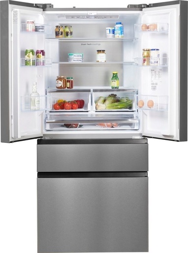 [RF540N4SBI2] Hisense RF540N4SBI2 French Door koelvries Inox 80 cm breed