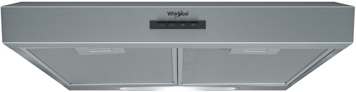 [WSLK662ASX] Whirlpool WSLK662ASX 60 cm inox compacte onderbouw dampkap