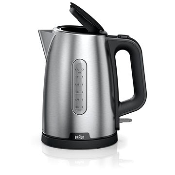[WK1500BK] Braun WK1500BK 1,7 Liter elektrische waterkoker inox zwart
