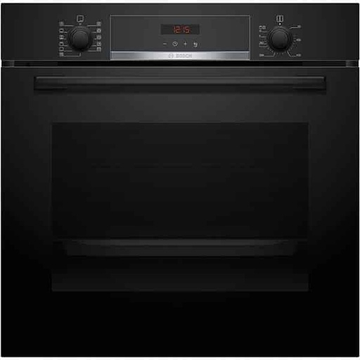 [HBA574BB3] Bosch HBA574BB3 60 cm A+ Hetelucht Pyrolyse Oven Zwart